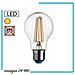 Lampadina Led Filamento Goccia Chiara E27 - Foto miniatura 2