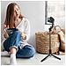 Stabilizzatore Asta Selfie Smartphone Telecomando Bluetooth 2 In 1 Serie Q08 - Foto miniatura 3