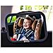 Bambino Dellautomobile Dello Specchio - Pace Della Mente Per Tenere Docchio Il Bambino Su Un Seggiolino Di Fronte Posteriore - Premium Black Frame - Foto miniatura 1