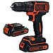 Black&decker - Trapano/avvitatore Doppia Batteria Litio 18v 1,5 Ah - Foto miniatura 2