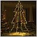 Albero di Natale a Cono 240 LED per Interni Esterni 118x180 cm - Foto miniatura 2
