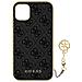 Cover Iphone 11 Bimateriale Fintura Intessuta 4g Charms Guess Grigia - Foto miniatura 1