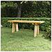 Panchina da Giardino 110 cm in Massello di Pino Impregnato - Foto miniatura 1