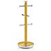 Swka1054yeln Retro Set Di Portarotolo Da Cucina + Portatazze Supporto Per 6 Tazze Di Caffè Giallo - Foto miniatura 2