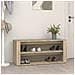 Scarpiera Rovere Sonoma 100x35x45 Cm In Legno Multistrato - Foto miniatura 1