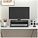 Supporto Per Monitor Grigio 50x24x16 Cm Legno Massello Di Pino - Foto miniatura 1