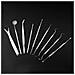 Set Per La Cura Dei Denti - 9 Pezzi Con Custodia Silver - Foto miniatura 3