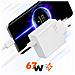 Caricabatterie Originale Usb 67w + Cavo Usb / Usb-c Incluso Bianco - Foto miniatura 4