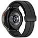 Bracciale In Silicone 20 Mm Per Samsung Galaxy Watch 5/4 Black - Foto miniatura 4