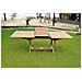 Tavolo Da Giardino Allungabile Rettangolare 10 Posti In Teak Grezzo Kajang - Foto miniatura 1