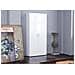 Scarpiera Simone, Mobile Multiuso A 2 Ante E Scaffali Interni, Portascarpe Da Ingresso, 100% Made In Italy, Cm 91x33h190, Bianco Lucido - Foto miniatura 1