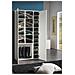 Scarpiera Simone, Mobile Multiuso A 2 Ante E Scaffali Interni, Portascarpe Da Ingresso, 100% Made In Italy, Cm 91x33h190, Bianco Lucido - Foto miniatura 4