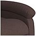 Poltrona Reclinabile Marrone Scuro In Tessuto - Foto miniatura 9