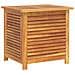 Contenitore Giardino Con Feritoia 50x60x56cm Massello Acacia - Foto miniatura 1