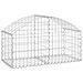 Cesto Gabbione Ad Arco 100x50x40/60 Cm Ferro Zincato - Foto miniatura 1