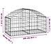 Cesto Gabbione Ad Arco 100x50x40/60 Cm Ferro Zincato - Foto miniatura 4