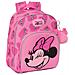 Zaino Scuola Minnie Mouse Loving Rosa 28 X 34 X 10 Cm - Foto miniatura 1