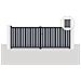 Cancello Battente 4x1,4m Veymont + Cancello 1m Veymont H. 1,4m Grigio - Foto miniatura 1