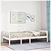 Letto Per Bambini Senza Materasso Bianco 75x190cm Massello Pino - Foto miniatura 1