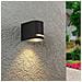 Applique Led Luce Calda Lampada Da Parete Muro Faretto Gu10 8 W Ip54 Nero - Foto miniatura 1
