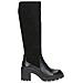 Black Comb Casual Closed Boots Stivaletti Pelle Scarpe Donna Nero Eu 36, 9-25604-41-019 - Foto miniatura 2