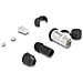 Spina modulare RJ45 Cat. 6A con accoppiatore passante e cappuccio di protezione IP66 antipolvere e impermeabile - Foto miniatura 1