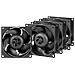 S8038-7K Processore Ventilatore 8 cm Nero 4 pz - Foto miniatura 1