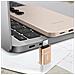 Adattatore Otg Usb A Usb C Compatto E Pratico, Dorato - Foto miniatura 2