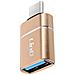 Adattatore Otg Usb A Usb C Compatto E Pratico, Dorato - Foto miniatura 3