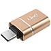 Adattatore Otg Usb A Usb C Compatto E Pratico, Dorato - Foto miniatura 1