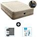Set Materassino Gonfiabile - 203x152x46 Cm - Beige - Include Accessori Coordinati - Foto miniatura 1