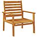 Lusso Casadino -  Set Da Salotto Da Giardino 3 Pz In Legno Massello Di Acacia - Foto miniatura 4