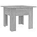 Lusso Casadino -  Tavolino Da Salotto Grigio Sonoma 55x55x42 Cm In Truciolato - Foto miniatura 1