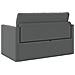 Divano letto a pavimento 2 in 1 Grigio scuro 124x71x78 cm Tessuto - Foto miniatura 8