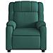 Poltrona Massaggiante Reclinabile Elettrica Verde Scuro Tessuto - Foto miniatura 9