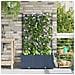 Fioriera da Giardino con Trellis 2 pcs Grigia 80x40x143 cm - Foto miniatura 2
