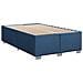 Giroletto a Molle con Materasso Blu 120x190 cm in Tessuto - Foto miniatura 5