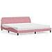 Letto con Materasso Rosa 200x200 cm in Velluto - Foto miniatura 2
