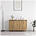 Sideboard in rovere Rovere artigianale Legno ingegnerizzato - Foto miniatura 4