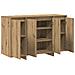 Sideboard in rovere Rovere artigianale Legno ingegnerizzato - Foto miniatura 5