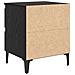 Armadi da letto 2 pz Rovere nero 40x35x50 cm Legno ingegnerizzato - Foto miniatura 8