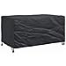 Copertura per mobili da esterno Nero 160 x 100 x 70 cm 210D - Foto miniatura 6