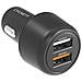 Caricatore Per Auto Accendisigari 30w 2x Usb Quick Charge 3.0, Nero - Foto miniatura 1