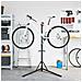 Supporto Riparazione Bici Regolabile 92-152 cm Rosso in Acciaio - Foto miniatura 3