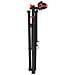 Supporto Riparazione Bici Regolabile 92-152 cm Rosso in Acciaio - Foto miniatura 7