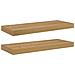 Scaffale da parete 2 pcs Marrone 50 x 23 x 4 cm - Foto miniatura 1