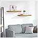 Scaffale da parete 2 pcs Marrone 50 x 23 x 4 cm - Foto miniatura 2
