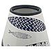 Vaso Fish Double In Ceramica Bianca Con Decoro A Pesci Blu 14x34 Cm - Foto miniatura 3