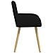Sedie da pranzo 2 pcs Tessuto Nero 56,5 x 50 x 87,5 cm - Foto miniatura 4