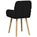 Sedie da pranzo 2 pcs Tessuto Nero 56,5 x 50 x 87,5 cm - Foto miniatura 5